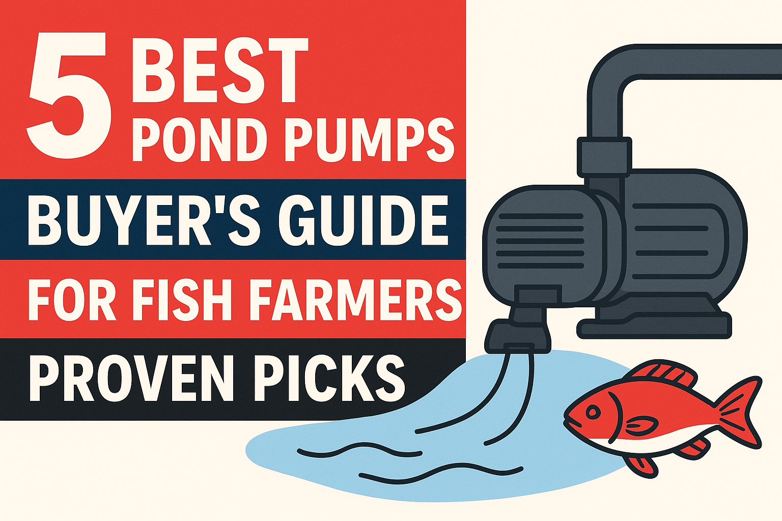 5 Best Pond Pumps Buyers Guide