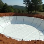 Pond-liner-installation