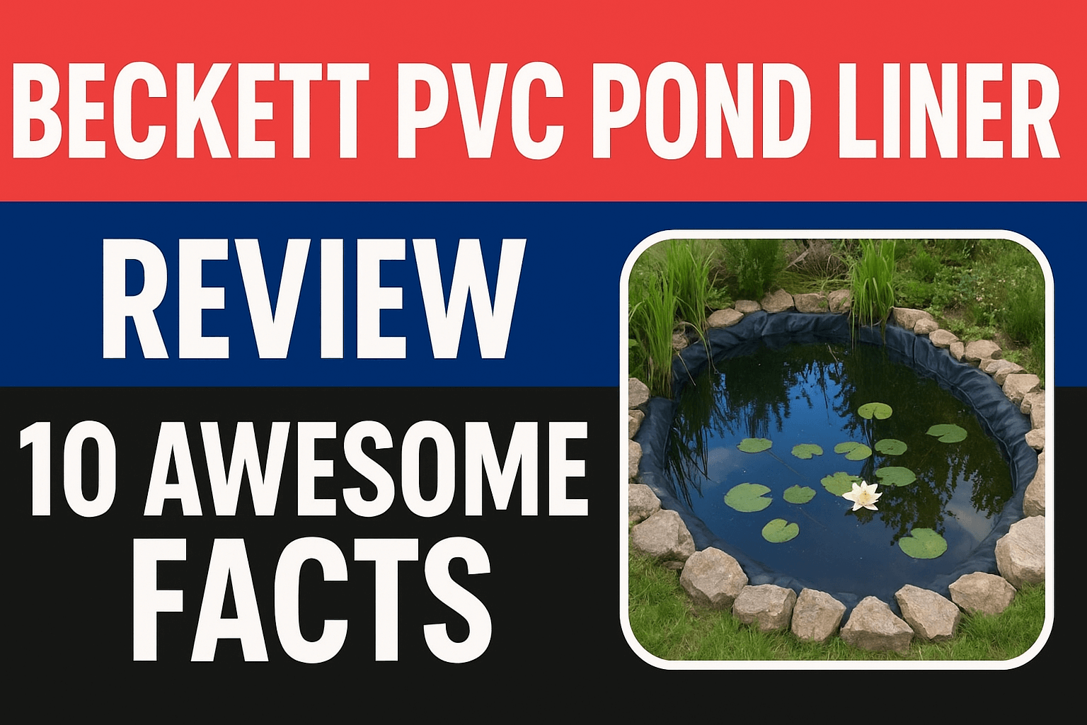 Beckett PVC Pond Liner Review