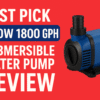 Best Pick 100W 1800 GPH Submersible Pump