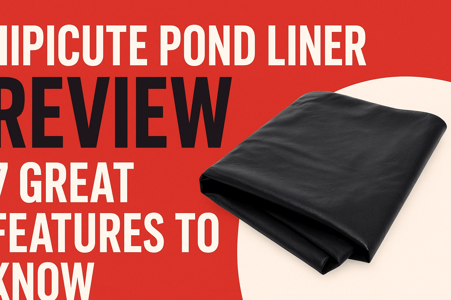 Hipicute Pond Liner Review