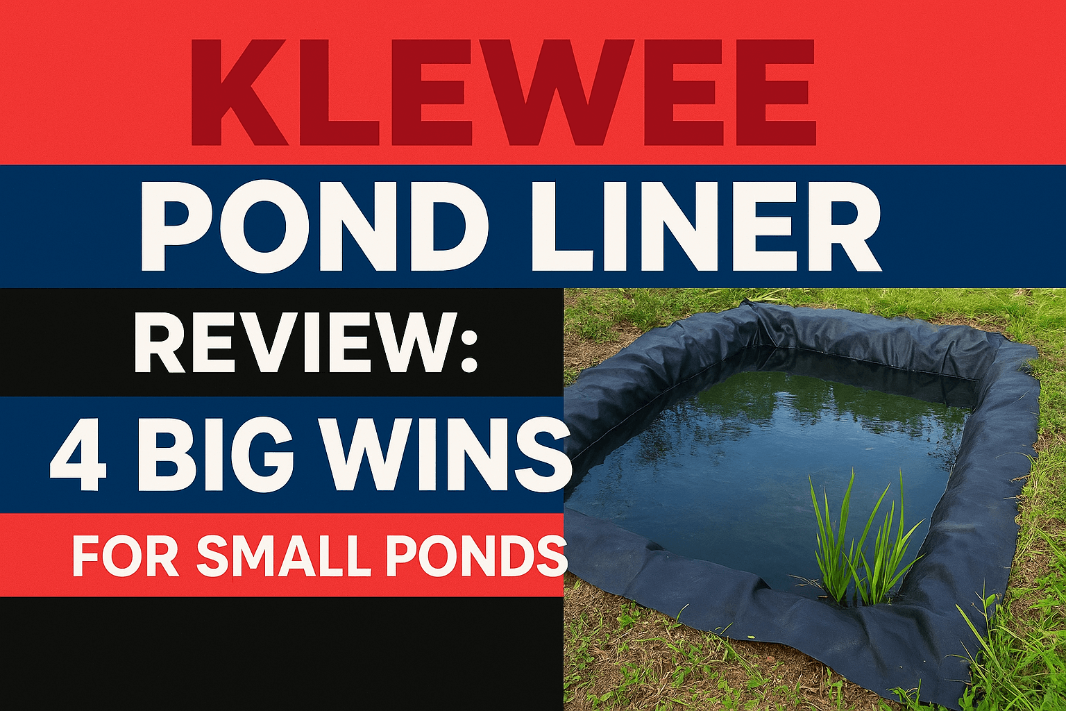 KLEWEE Pond Liner Review