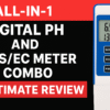 All-in-One High Accuracy Digital pH and TDS & EC Meter Combo 