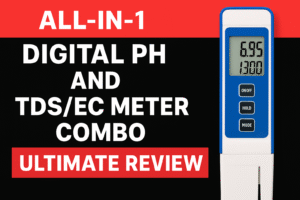 All-in-One High Accuracy Digital pH and TDS & EC Meter Combo 