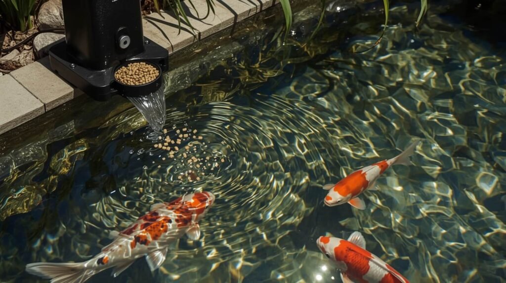 Automatic Fish Feeder in Action