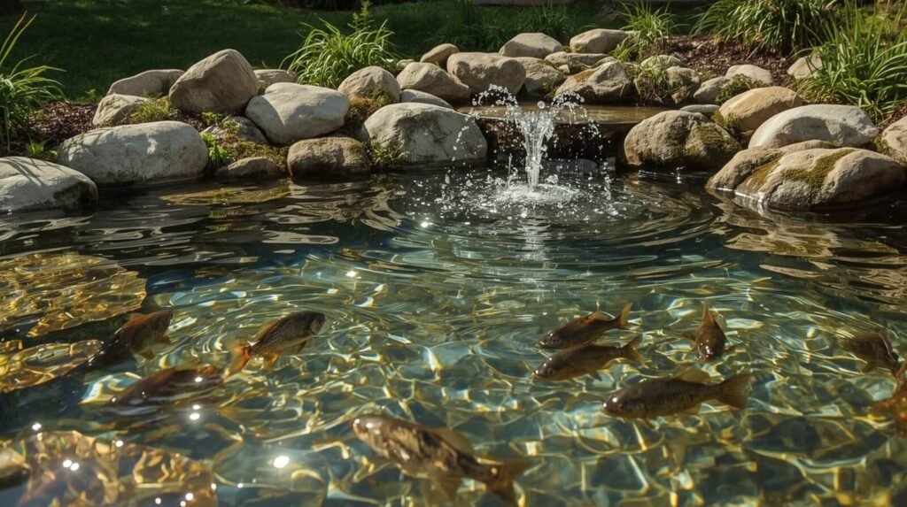 Healthy-Tilapia-Pond-with-Pump-Oxygenation