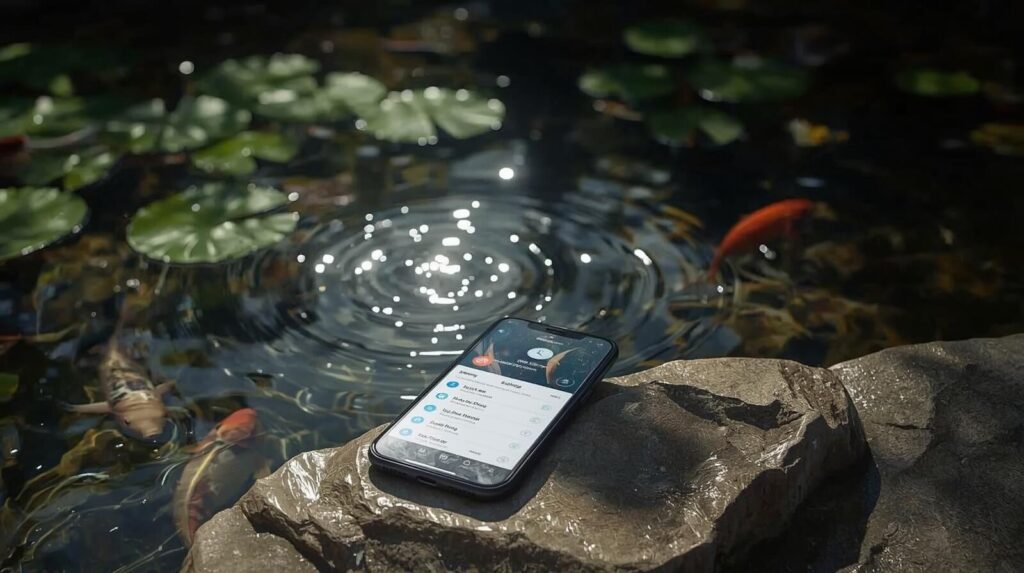 Smart Pond Feeder App by the Water – Remote Fish Feeding Control