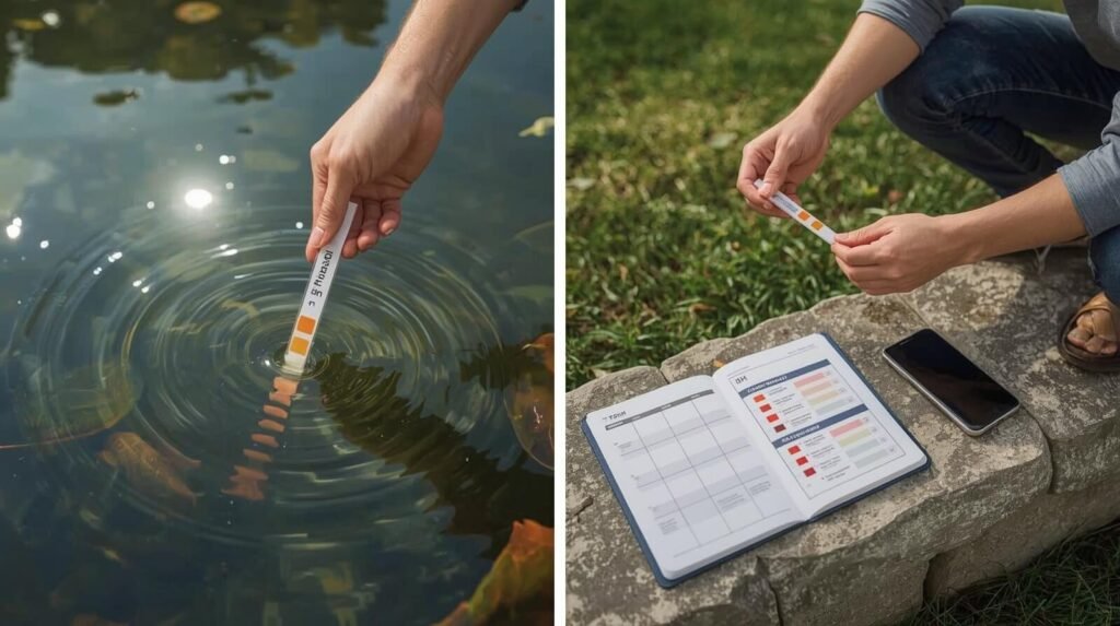 Use the Tetra EasyStrips 6-in-1 Hardness