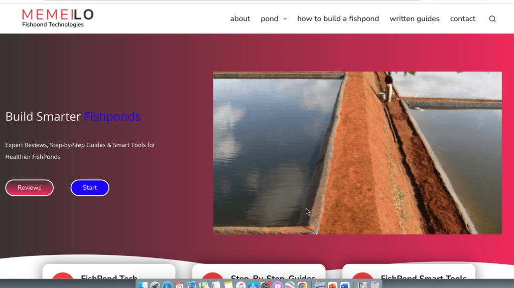 Moses Lokorio, aquaculture specialist and founder of Memeilo