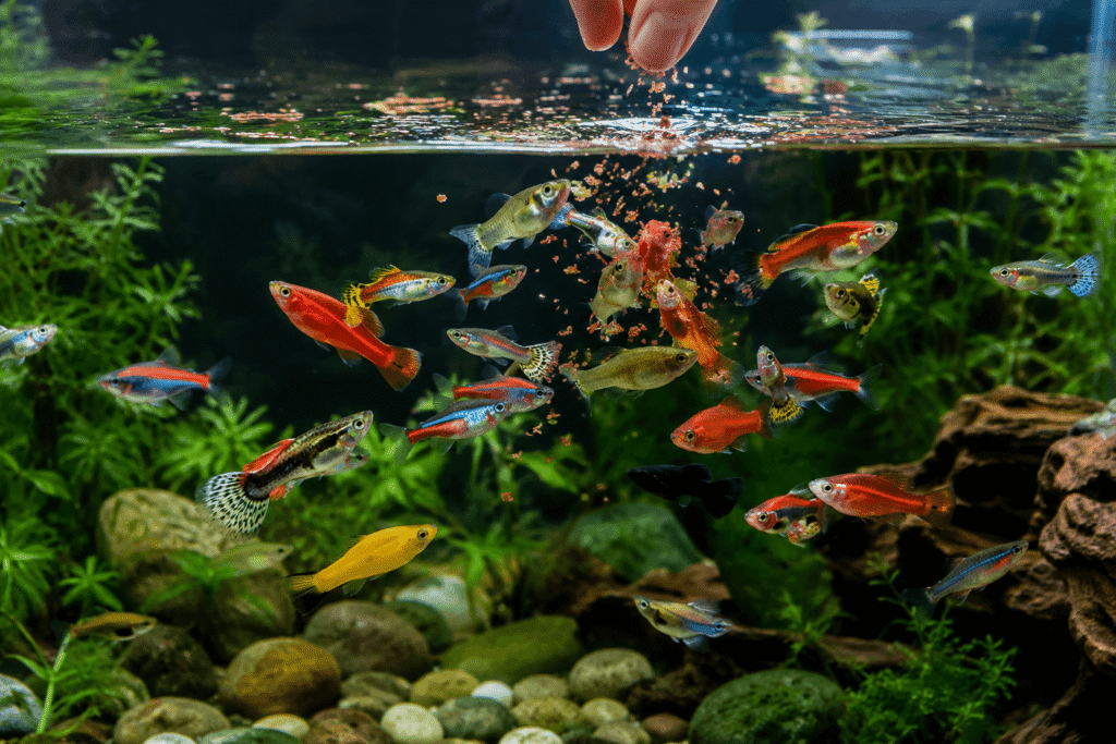 xtreme krill flakes review community fish feeding aquarium
