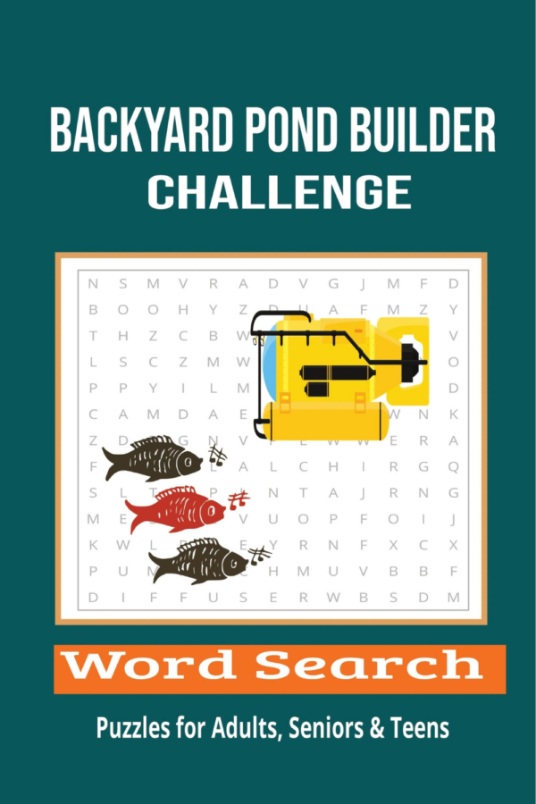 Backyard pond builder Challenge Word Search